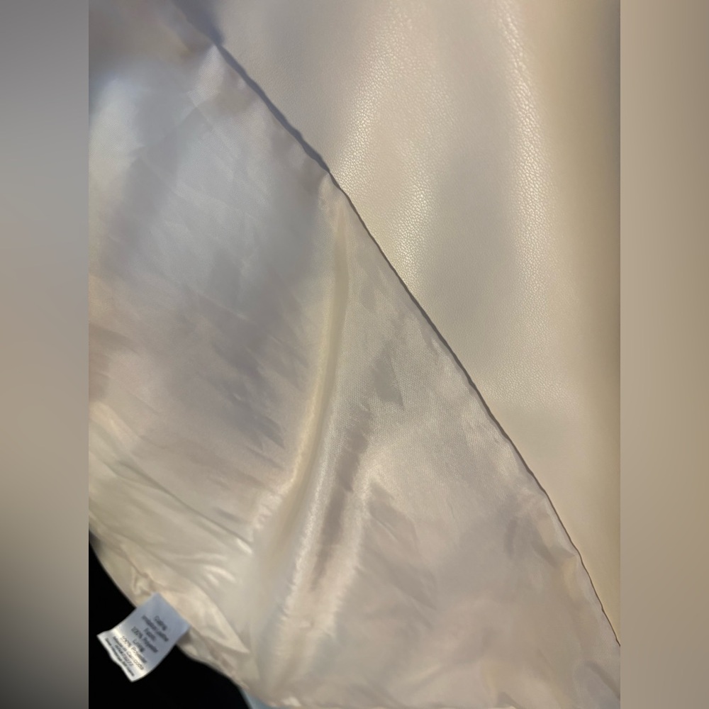 Nine West Faux Leather Moto Jacket - Picture 10 of 12